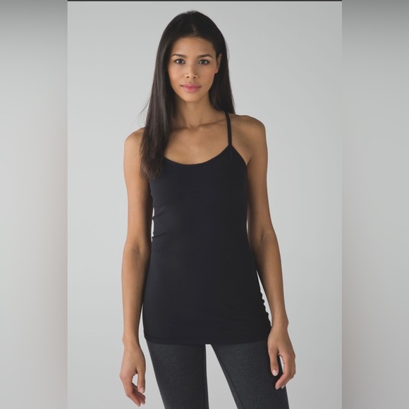 Lululemon Power Y Tank Black Size 6 - Picture 4 of 8
